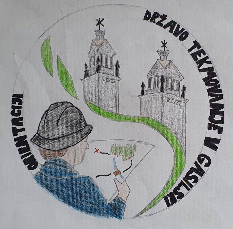 Idejna skica Logotip gasilske orientacije 2026 GZ Ribnica